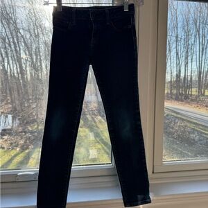 Girls GAPKids size 7 regular super skinny jeans dark blue